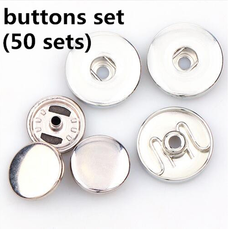 Snap Fastener Set - 50 takım 12mm/18mm dokunarak yapış düğmeler
