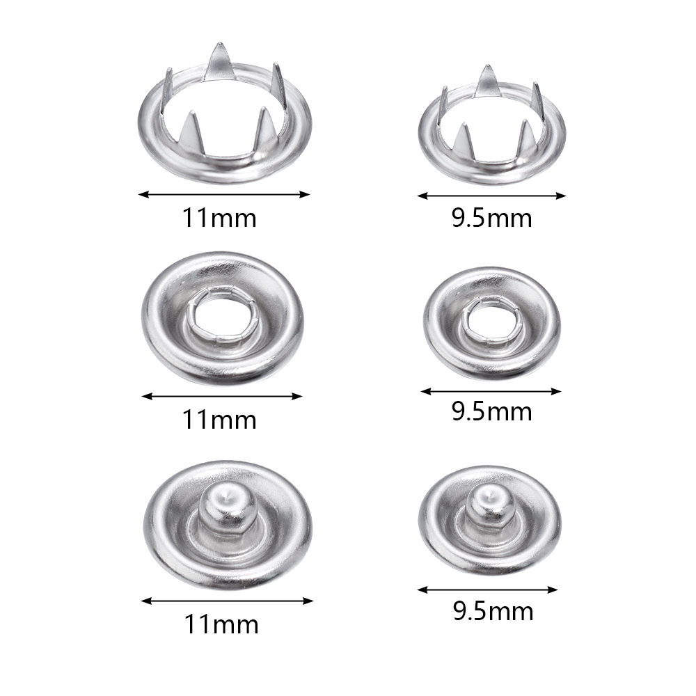 50 takım 7.5/9.5/11mm Paslanma - Snap Fastener Set incelemesi ve fiyatı